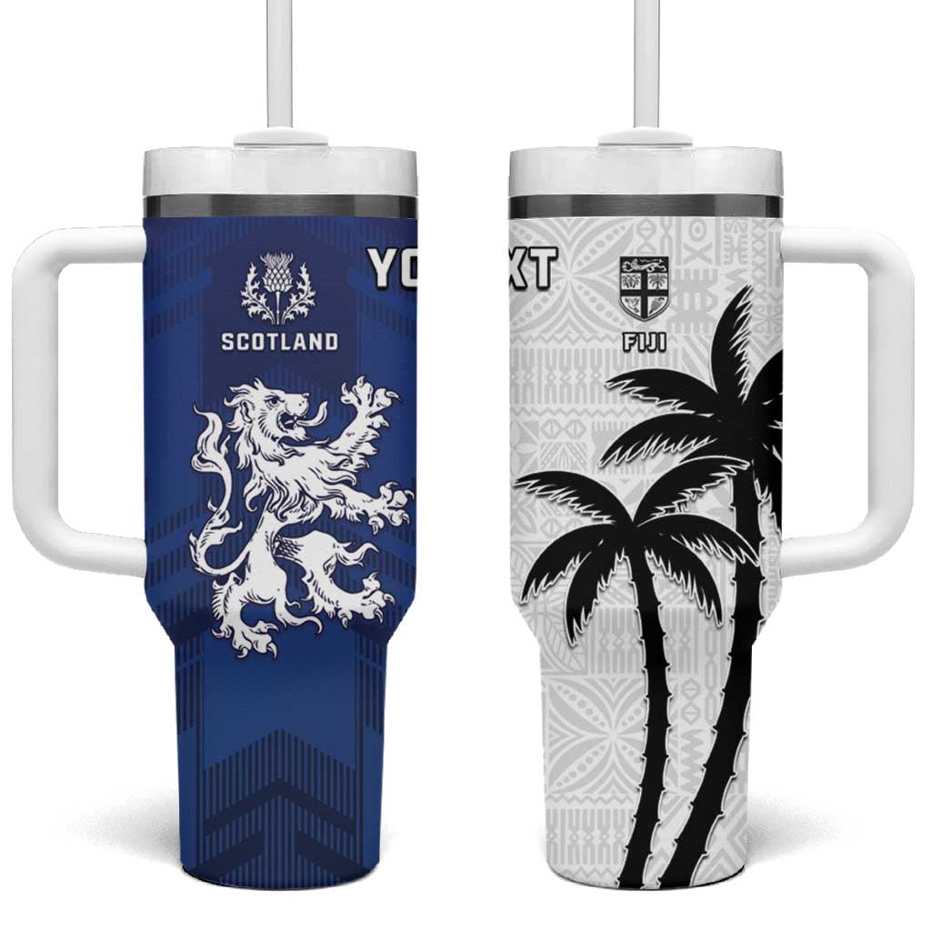 Fiji And Scotland Rugby Custom Stanley Cup 40 oz 30 oz Tumbler With HandleTVC2301275