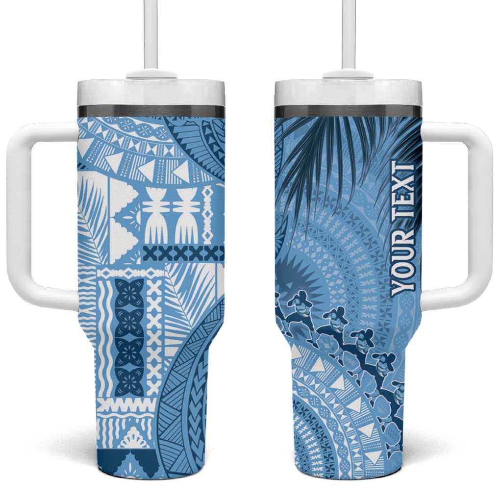 Fiji Rugby Bula Masi Fish Tail Kaivity Cibi Turquoise Custom Stanley Cup 40 oz 30 oz Tumbler With HandleTVC2301347