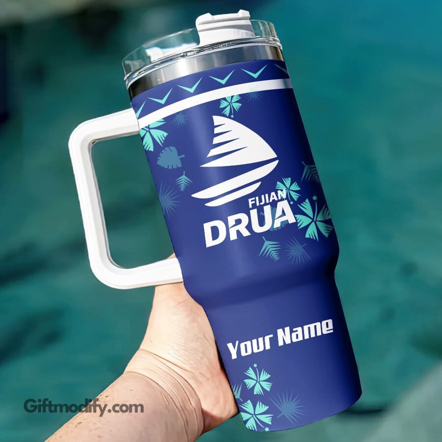 Fijian Drua Super Rugby Custom Stanley Cup 40 oz 30 oz Tumbler With HandleTVC2301182