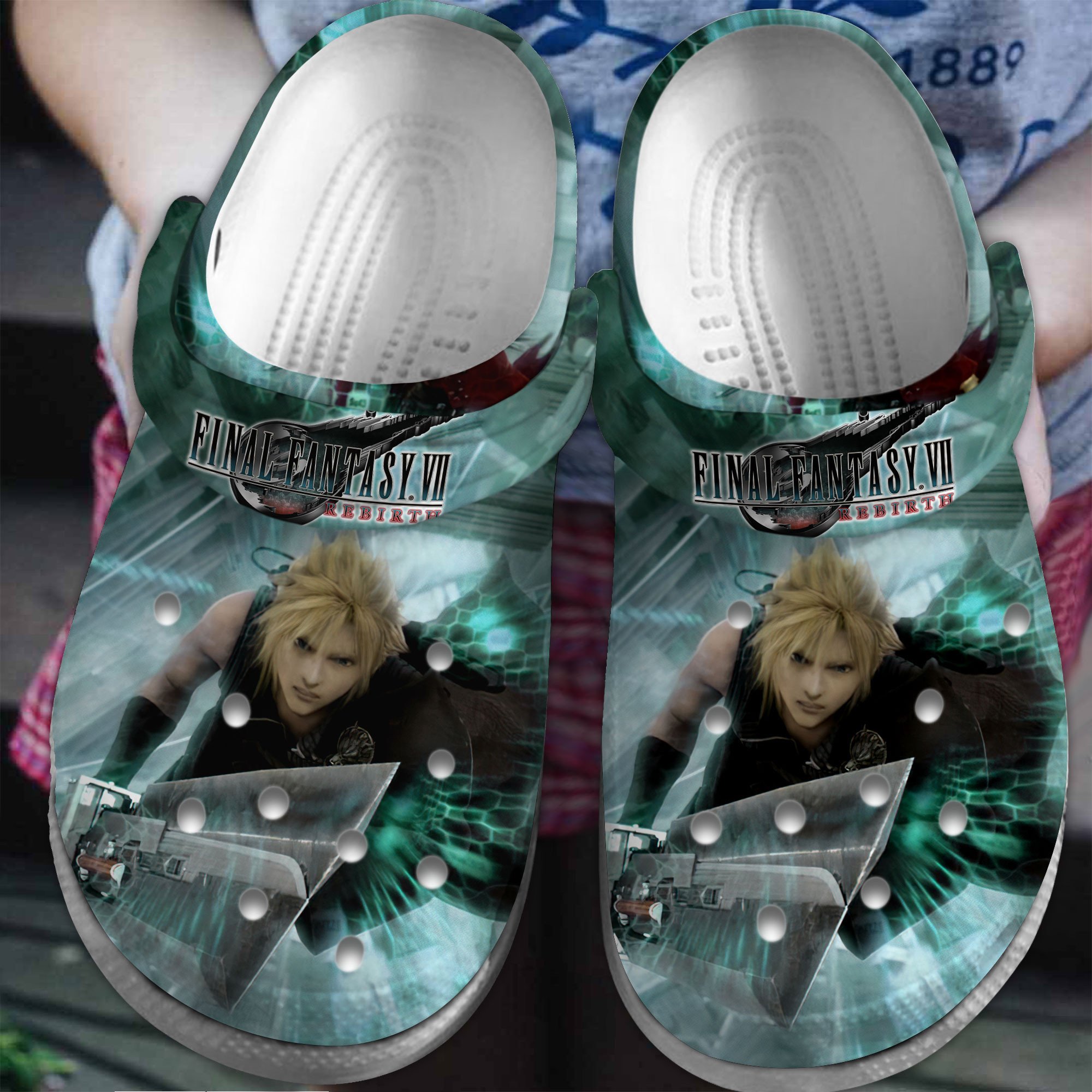 Final Fantasy VII Rebirth Movie Crocs Crocband Clogs Shoes Comfortable For Men Women and Kids