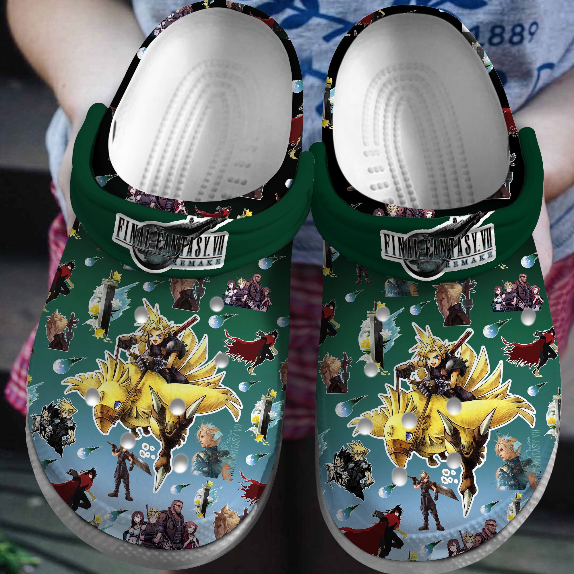 Final Fantasy VII Rebirth Movie Crocs Crocband Clogs Shoes Comfortable For Men Women and Kids