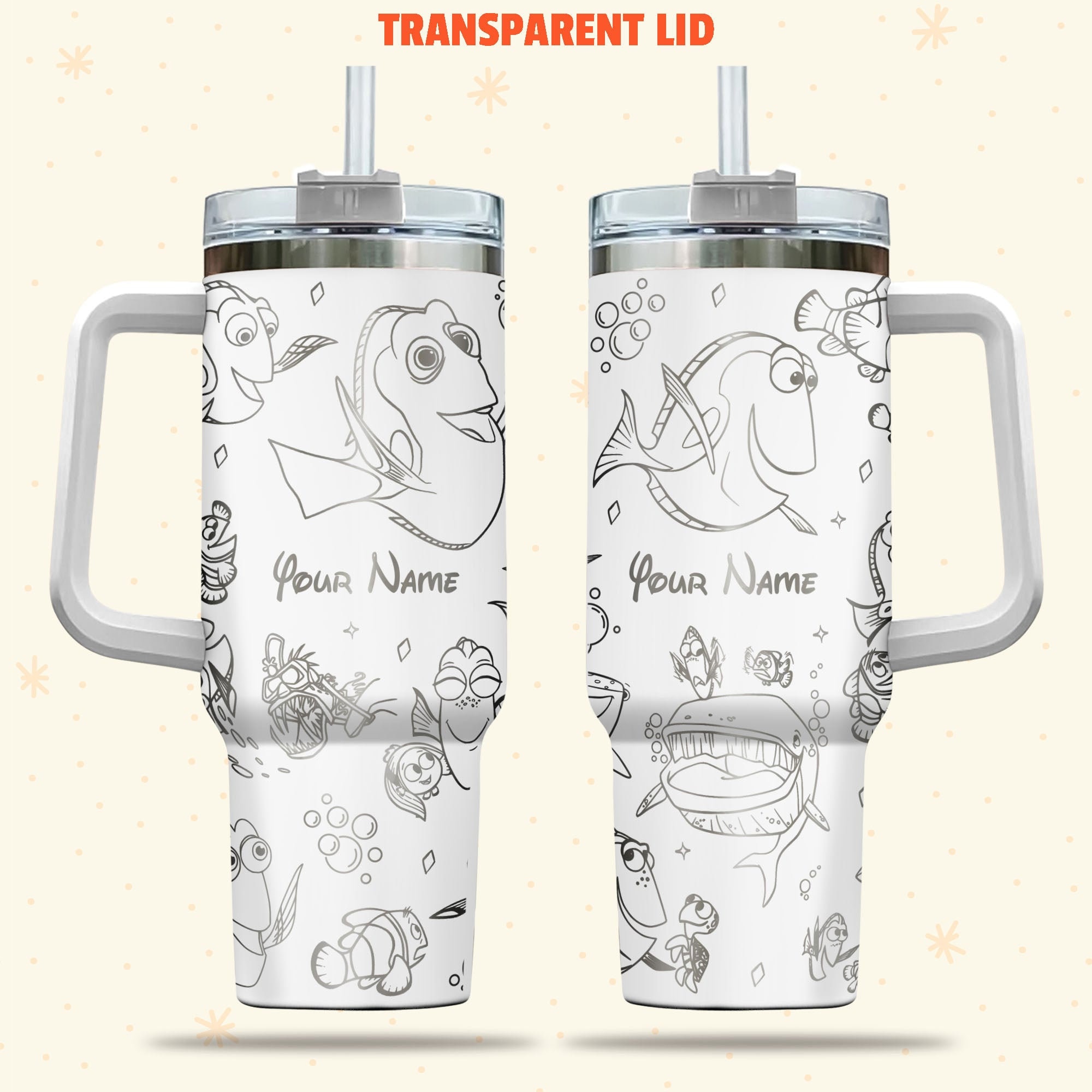 Finding Dory Disney Cartoon Custom Stanley Cup 40 oz 30 oz Tumbler With HandleTVC2301975