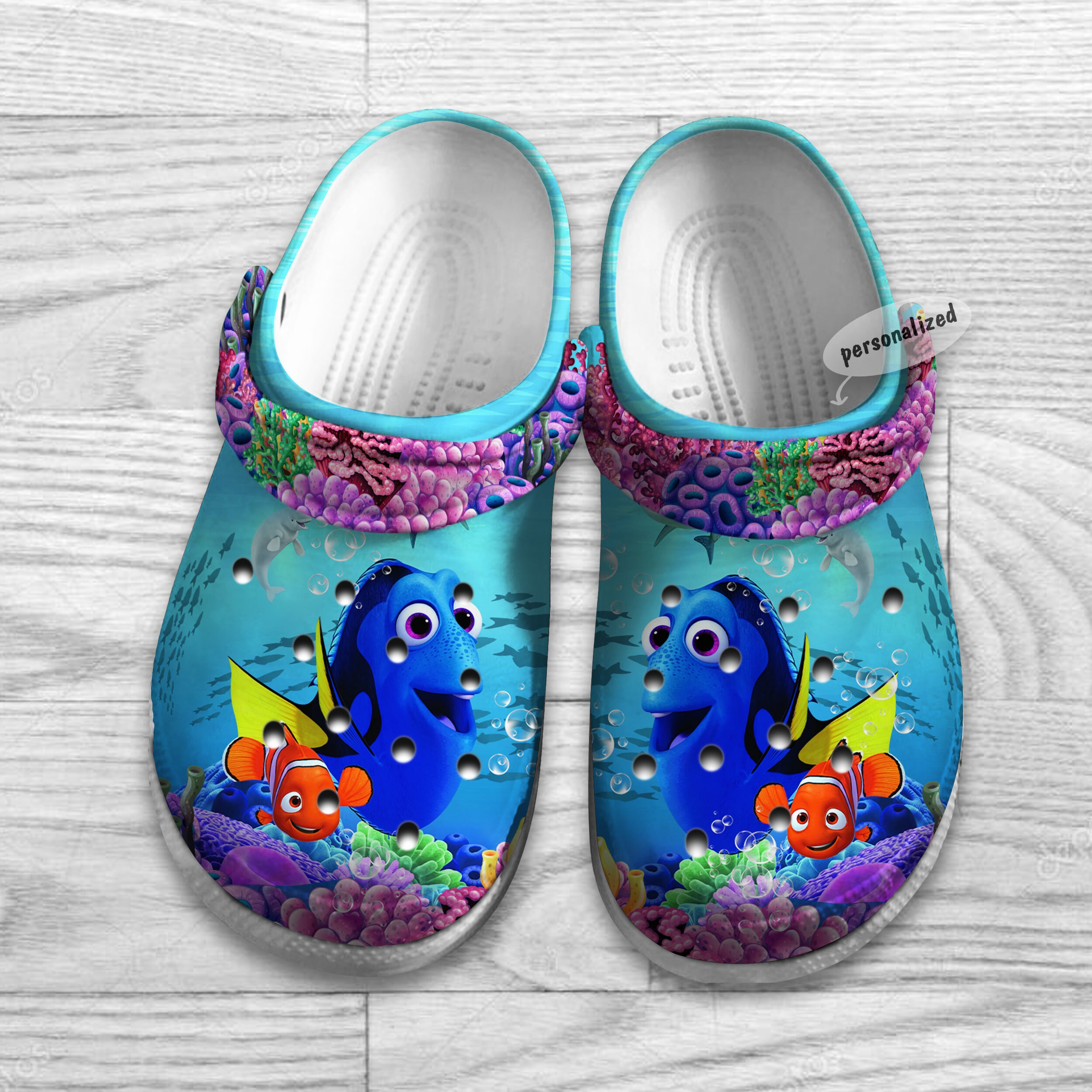Finding Nemo Cartoon Crocs Crocband Clogs Shoes Comfortable For Men Women and Kids