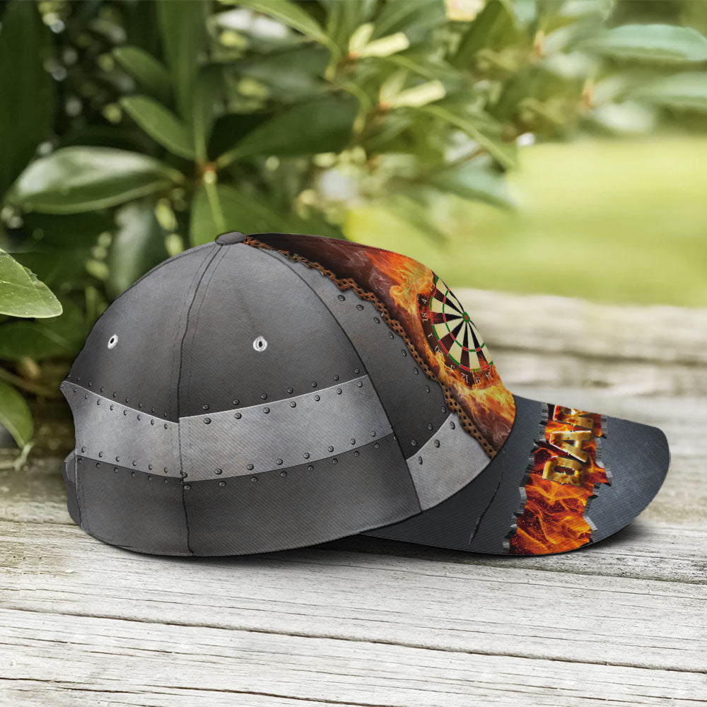 Fire Darts Metallic Style Baseball Cap Trucker Hats Custom Hats Gifts For Men & Women
