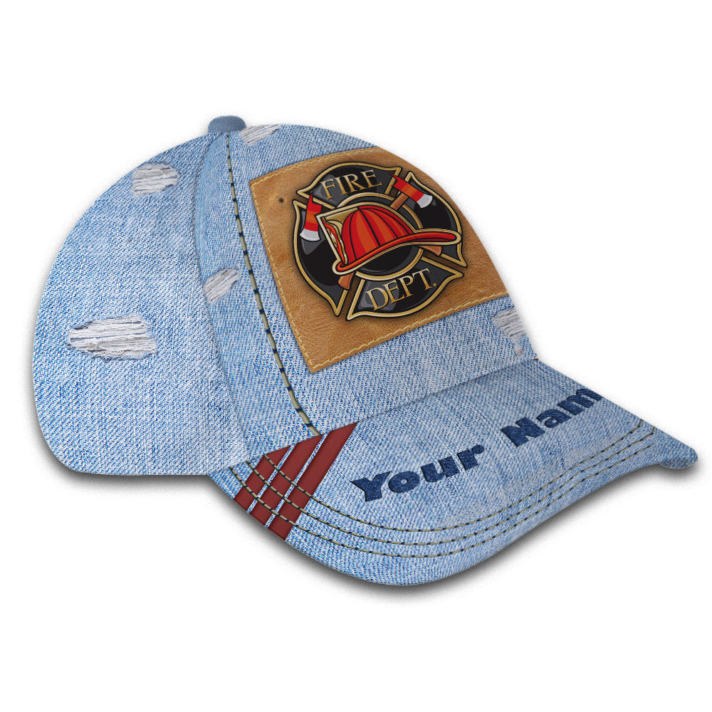 Fire Dept Customized Hat Classic Cap Trucker Hats Custom Hats Gifts For Men & Women