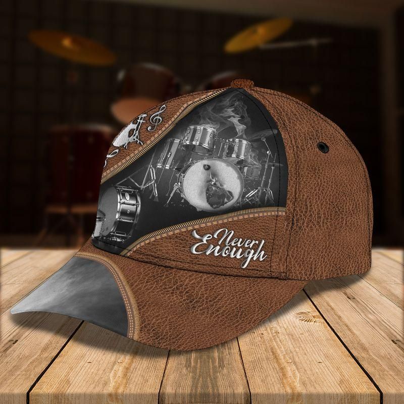 Fire Drum Kit Brown Classic Cap Baseball Cap For Drum Lovers Trucker Hats Custom Hats Gifts For Men & Women