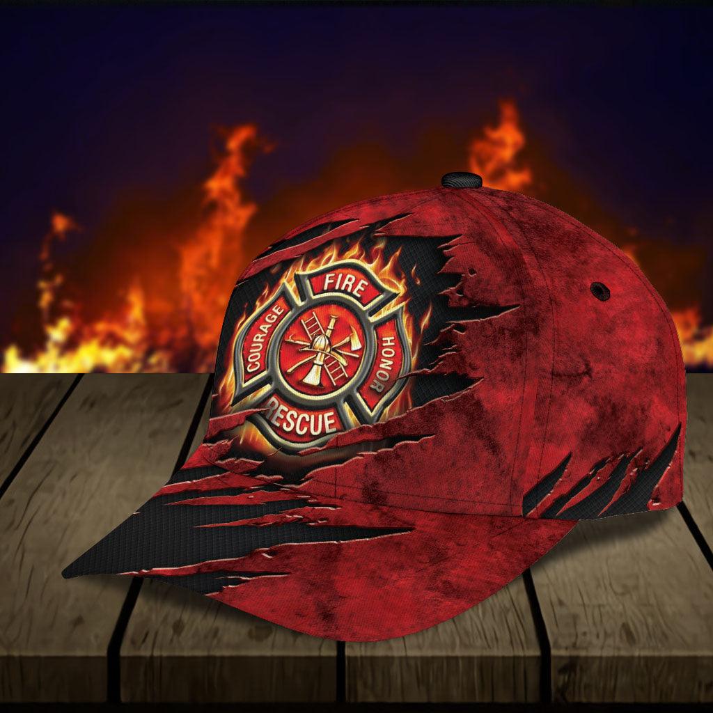 Firefigher Classic Cap, Gift for Firefighters Trucker Hats Custom Hats Gifts For Men & Women