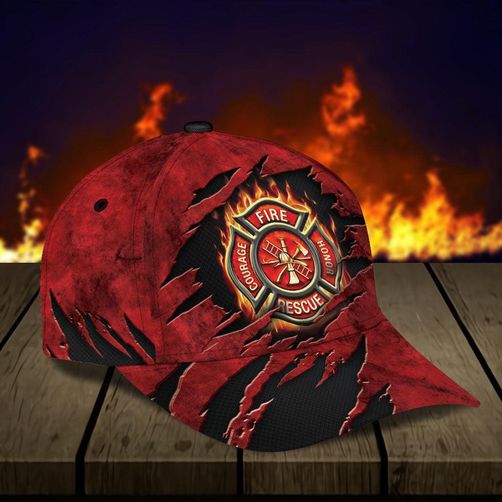 Firefigher Classic Cap, Gift for Firefighters Trucker Hats Custom Hats Gifts For Men & Women