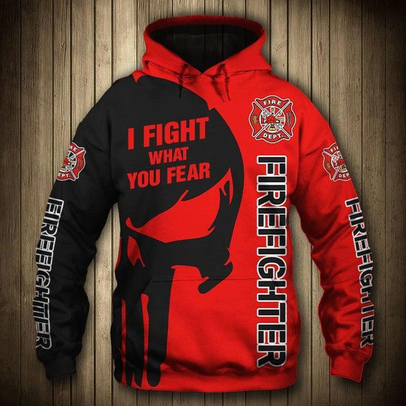 Firefighter 3D All Over Print Hoodie, Zip Hoodie