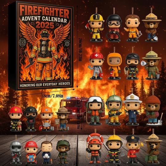 Firefighter Advent Calendar 2025, 24 Heroic Mini Figures, Christmas Countdown Gift for Kids & Collectors - Image 7
