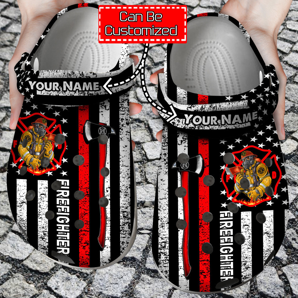 Firefighter - American Firefighter Clog Shoes For Men And Women