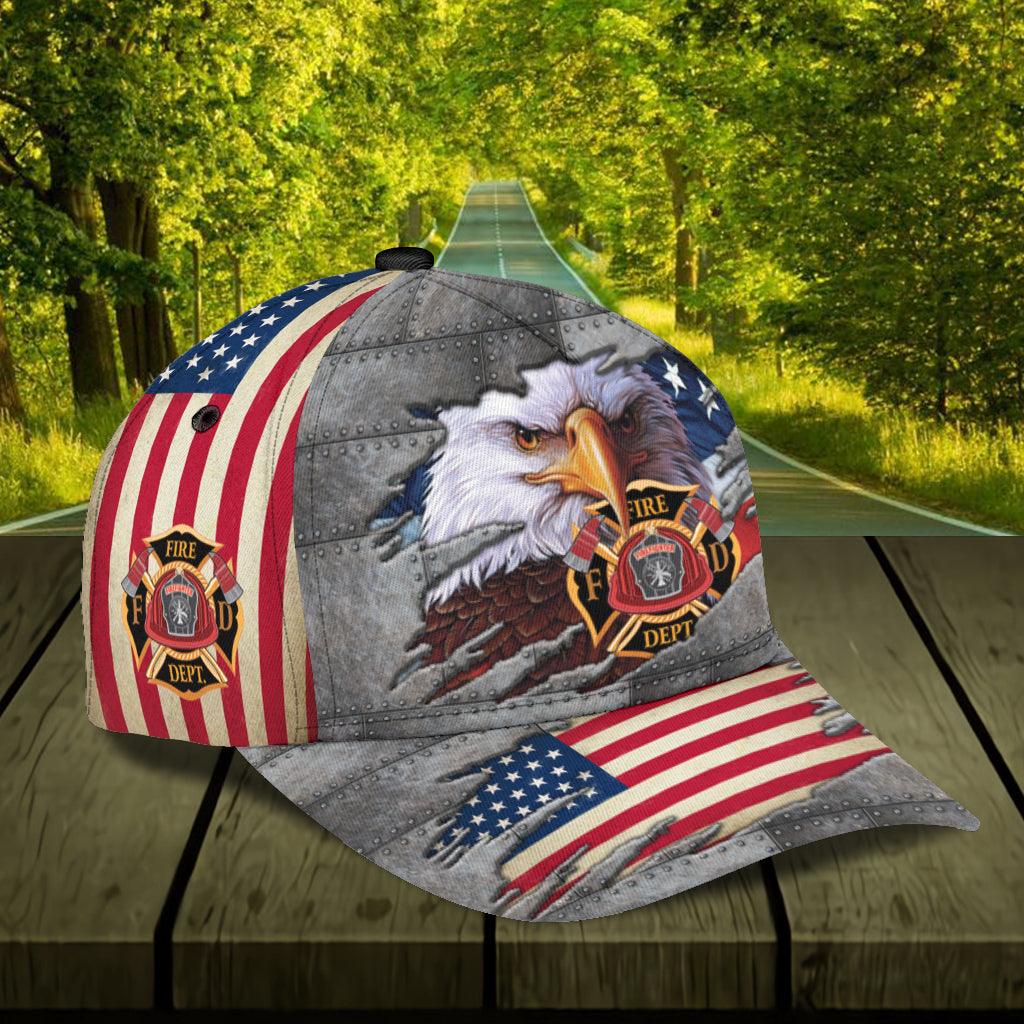 Firefighter Classic Cap, Gift for Firefighters Trucker Hats Custom Hats Gifts For Men & Women