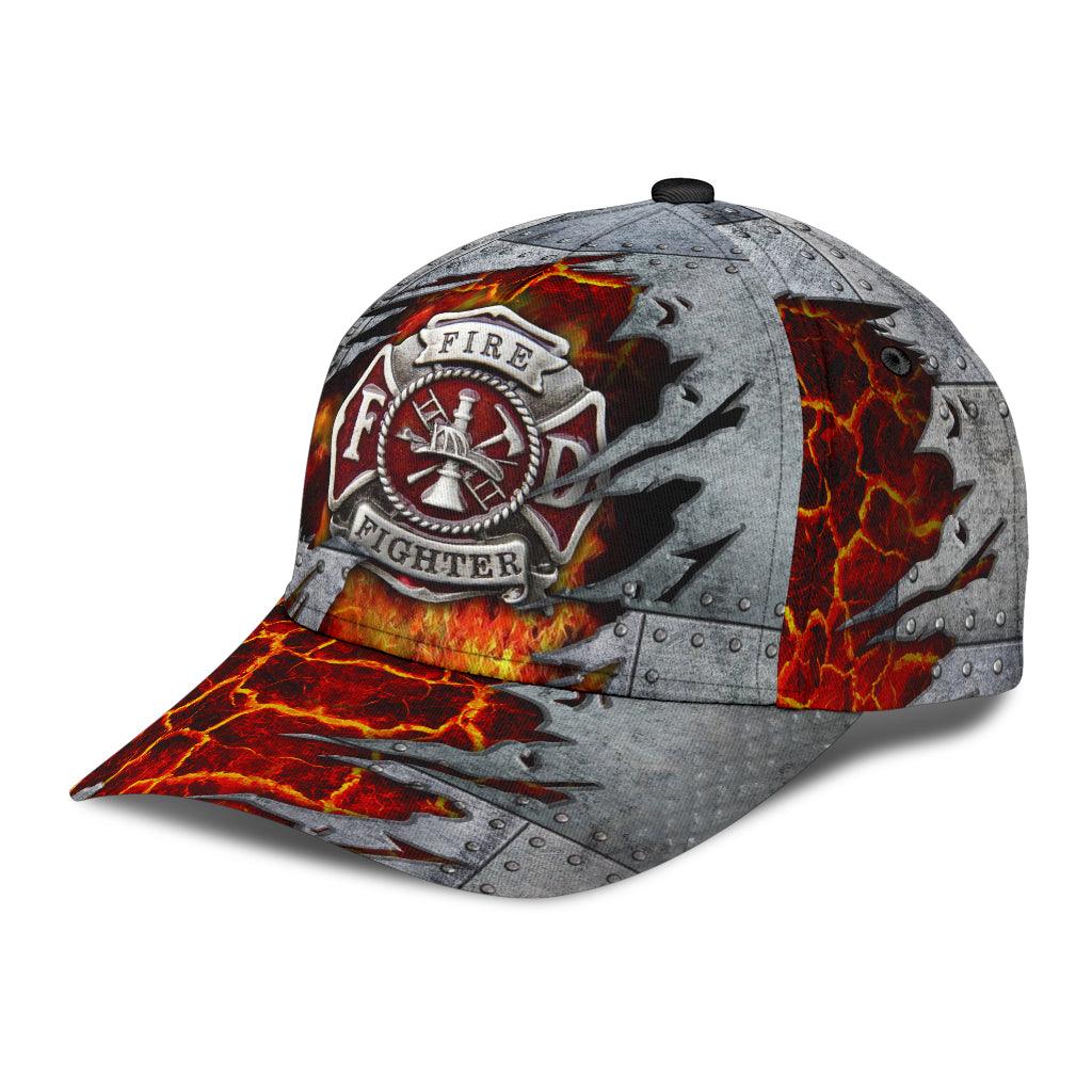 Firefighter Classic Cap, Gift for Firefighters Trucker Hats Custom Hats Gifts For Men & Women
