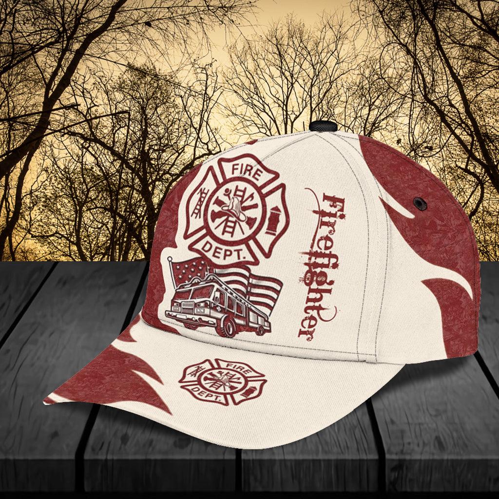 Firefighter Classic Cap, Gift for Firefighters Trucker Hats Custom Hats Gifts For Men & Women