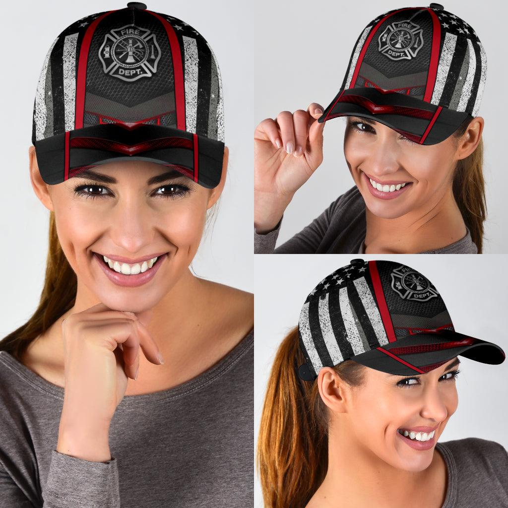 Firefighter Classic Cap, Gift for Firefighters Trucker Hats Custom Hats Gifts For Men & Women