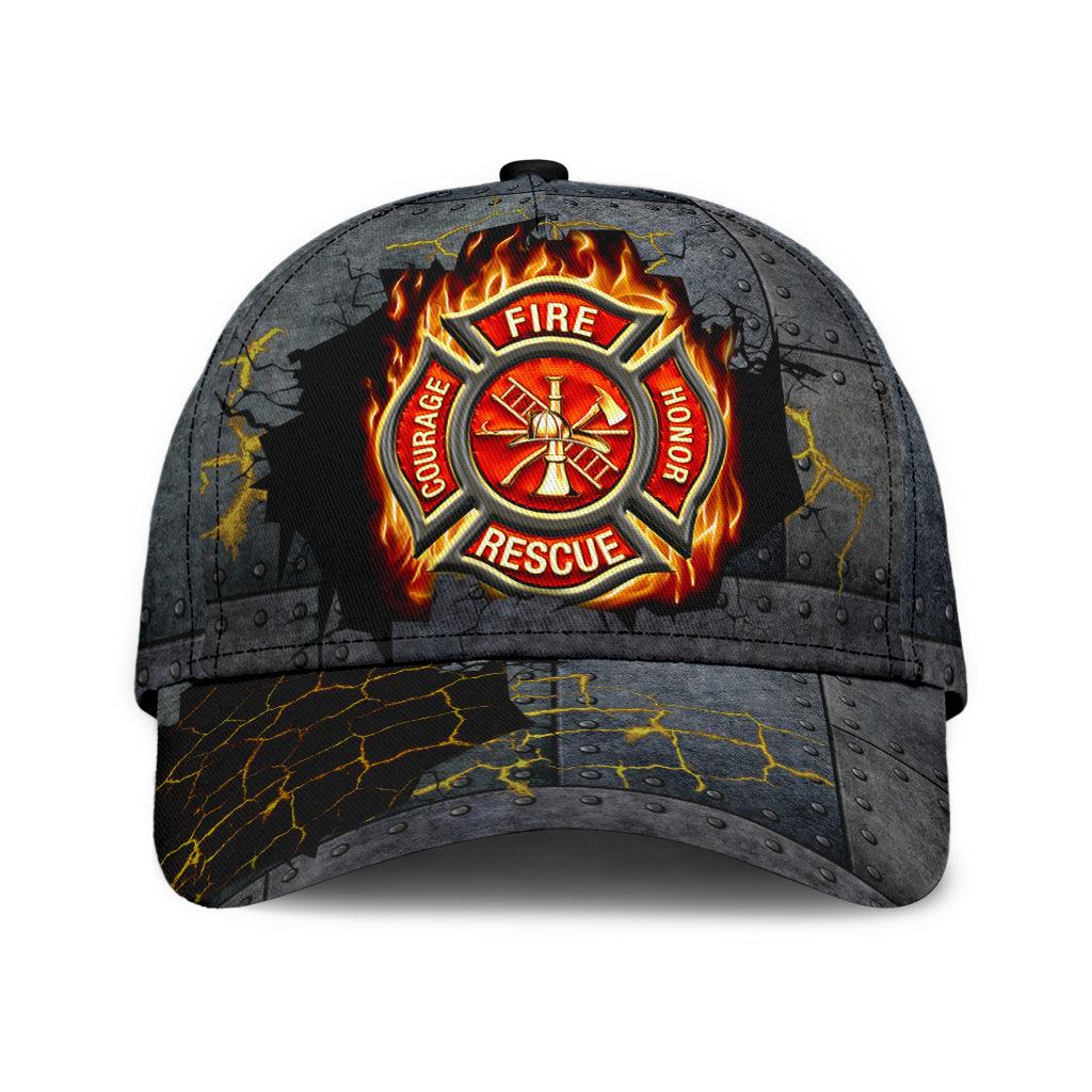 Firefighter Classic Cap, Gift for Firefighters Trucker Hats Custom Hats Gifts For Men & Women