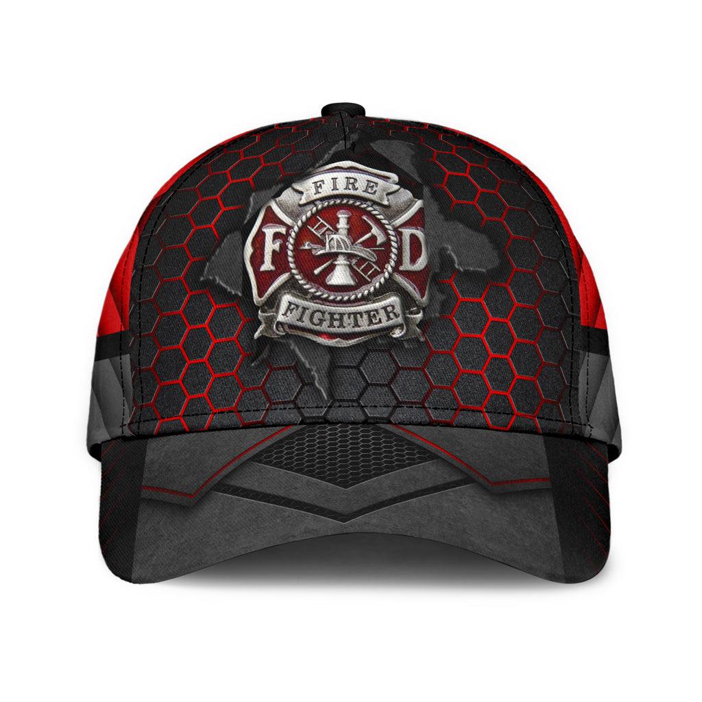 Firefighter Classic Cap, Gift for Firefighters Trucker Hats Custom Hats Gifts For Men & Women