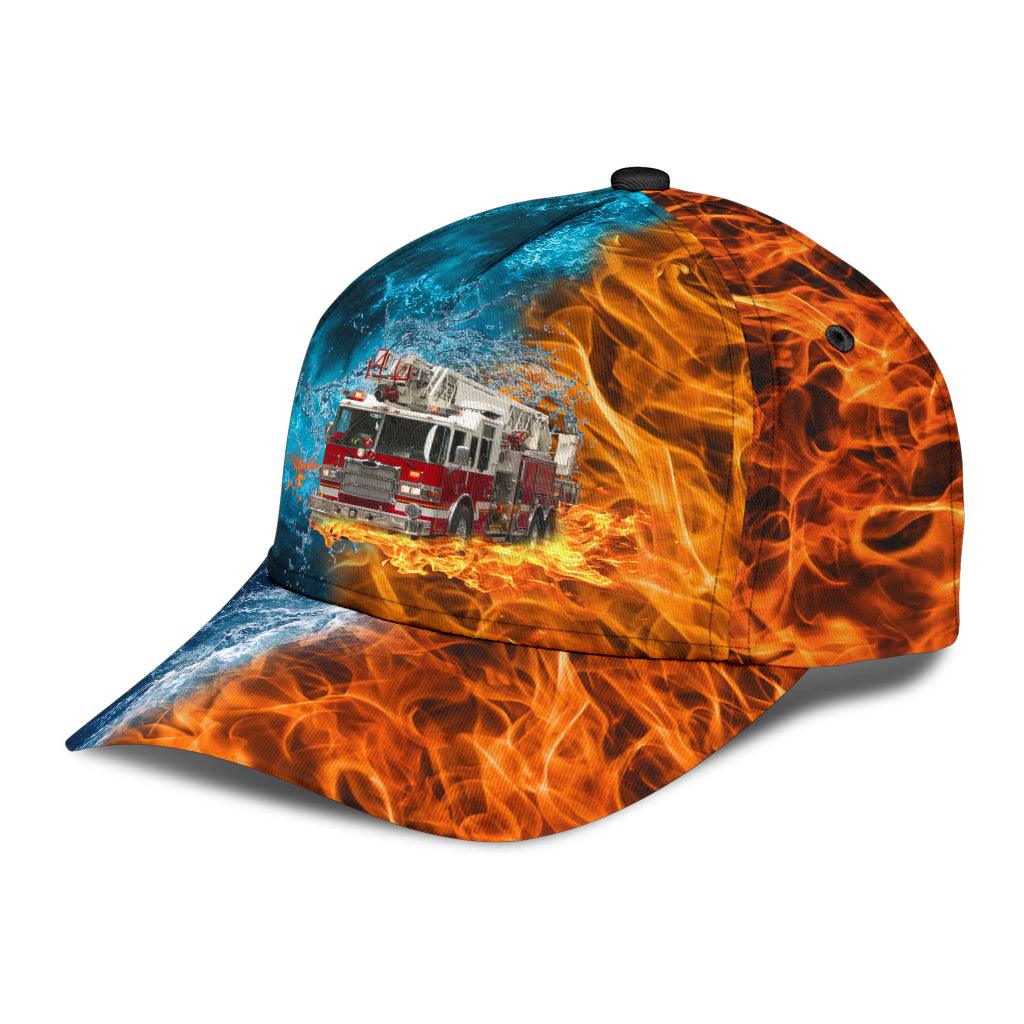 Firefighter Classic Cap, Gift for Firefighters Trucker Hats Custom Hats Gifts For Men & Women