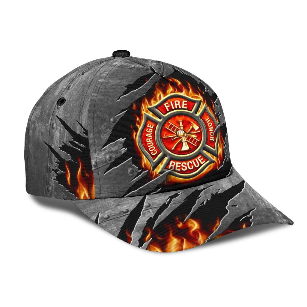 Firefighter Classic Cap, Gift for Firefighters Trucker Hats Custom Hats Gifts For Men & Women