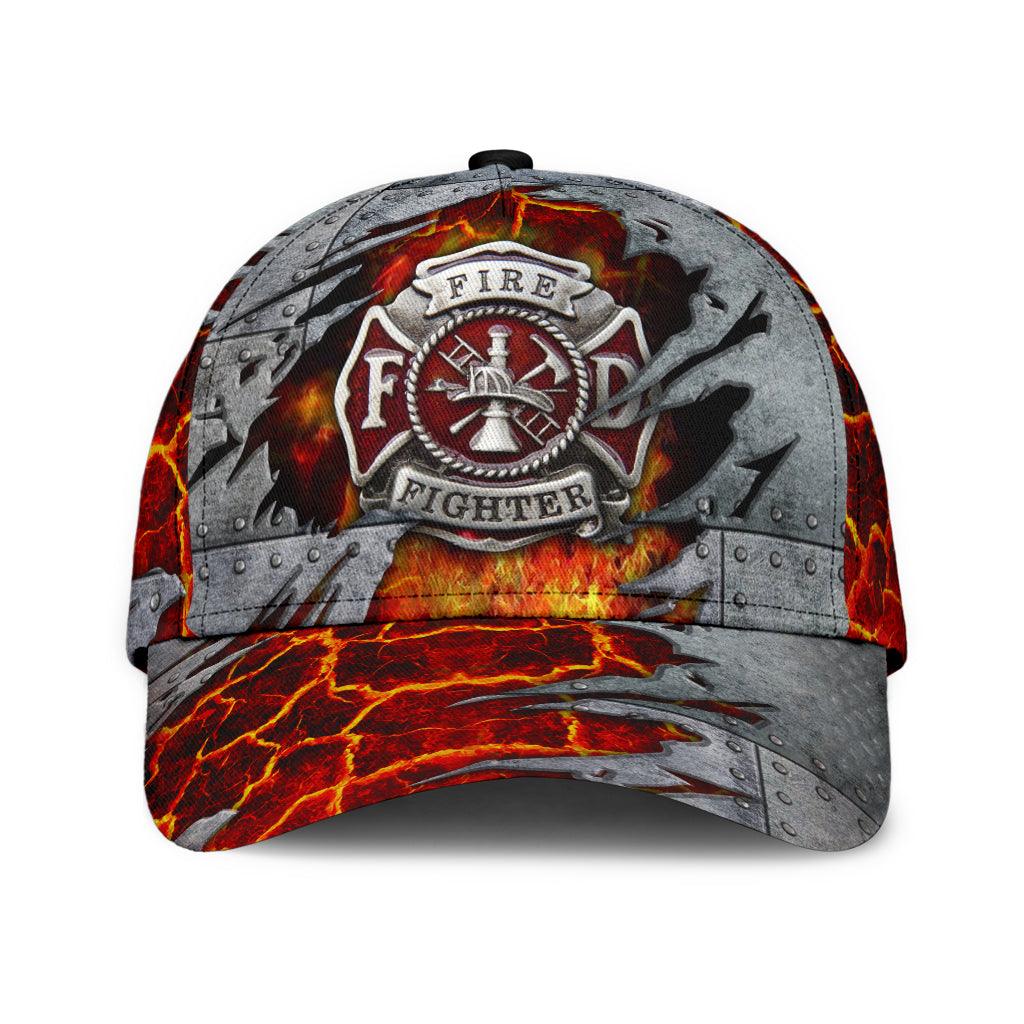 Firefighter Classic Cap, Gift for Firefighters Trucker Hats Custom Hats Gifts For Men & Women