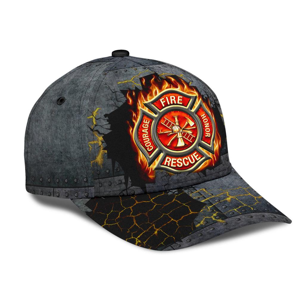 Firefighter Classic Cap, Gift for Firefighters Trucker Hats Custom Hats Gifts For Men & Women