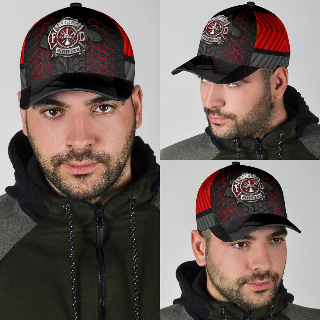 Firefighter Classic Cap, Gift for Firefighters Trucker Hats Custom Hats Gifts For Men & Women