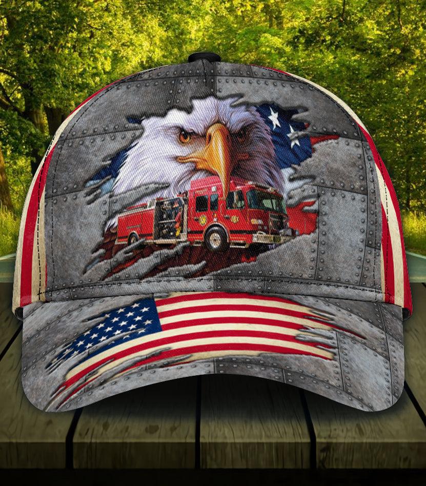 Firefighter Classic Cap, Gift for Firefighters Trucker Hats Custom Hats Gifts For Men & Women