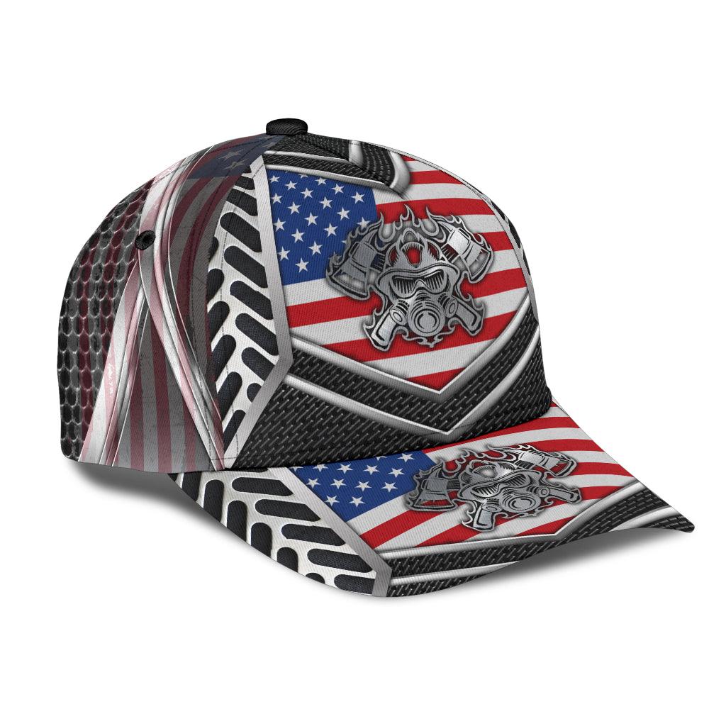 Firefighter Classic Cap, Gift for Firefighters Trucker Hats Custom Hats Gifts For Men & Women