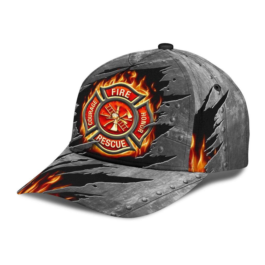 Firefighter Classic Cap, Gift for Firefighters Trucker Hats Custom Hats Gifts For Men & Women