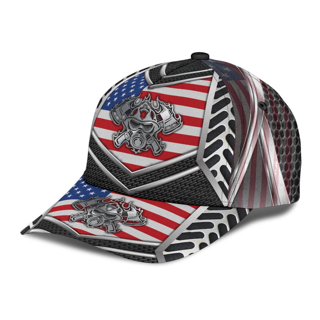 Firefighter Classic Cap, Gift for Firefighters Trucker Hats Custom Hats Gifts For Men & Women