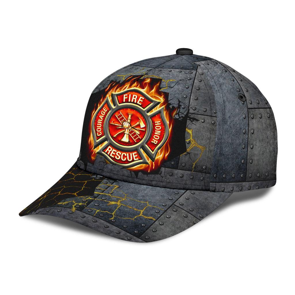 Firefighter Classic Cap, Gift for Firefighters Trucker Hats Custom Hats Gifts For Men & Women