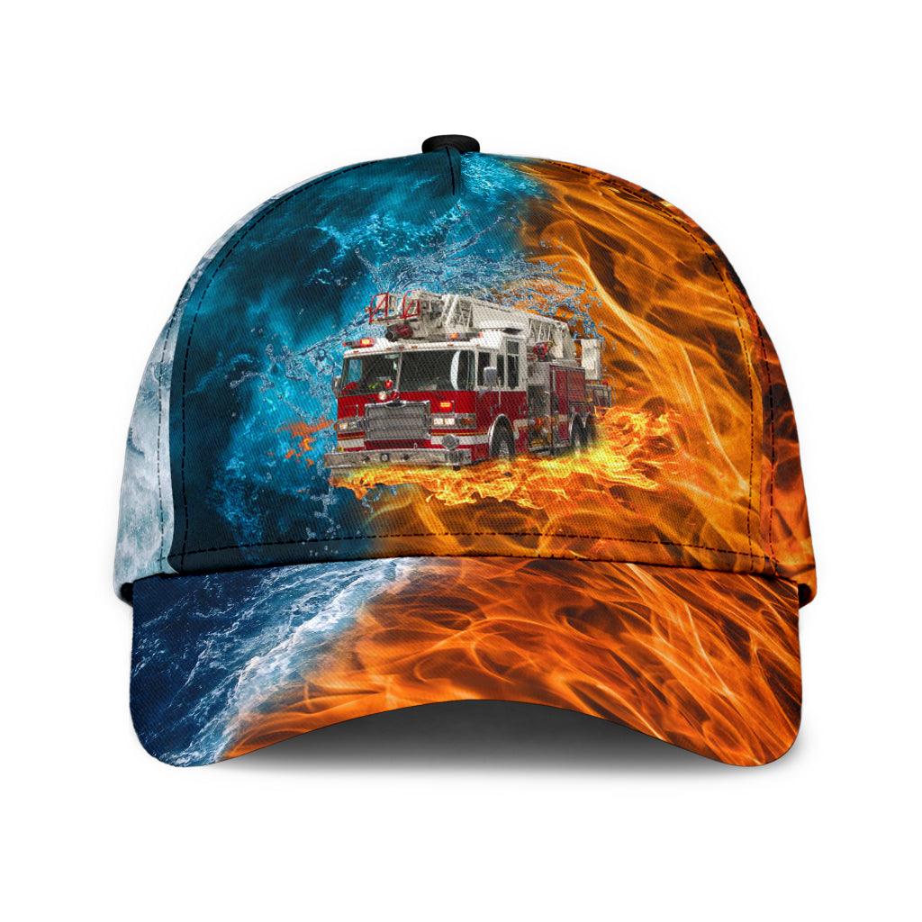 Firefighter Classic Cap, Gift for Firefighters Trucker Hats Custom Hats Gifts For Men & Women
