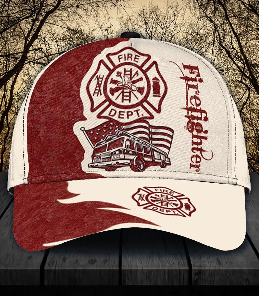 Firefighter Classic Cap, Gift for Firefighters Trucker Hats Custom Hats Gifts For Men & Women