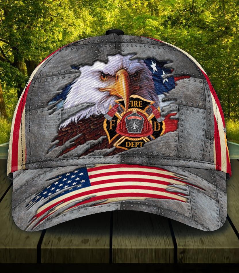 Firefighter Classic Cap, Gift for Firefighters Trucker Hats Custom Hats Gifts For Men & Women