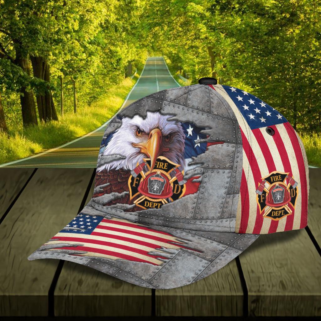 Firefighter Classic Cap, Gift for Firefighters Trucker Hats Custom Hats Gifts For Men & Women