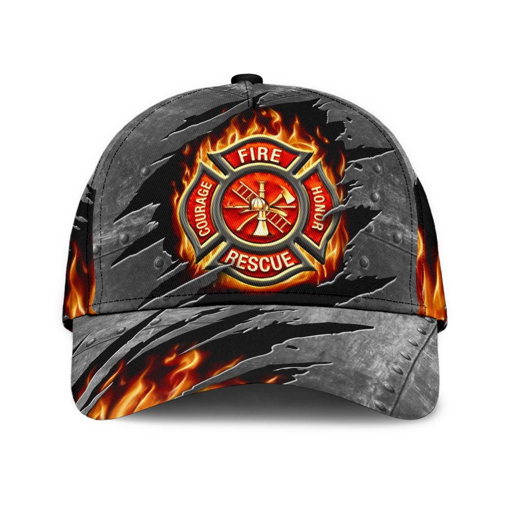 Firefighter Classic Cap, Gift for Firefighters Trucker Hats Custom Hats Gifts For Men & Women