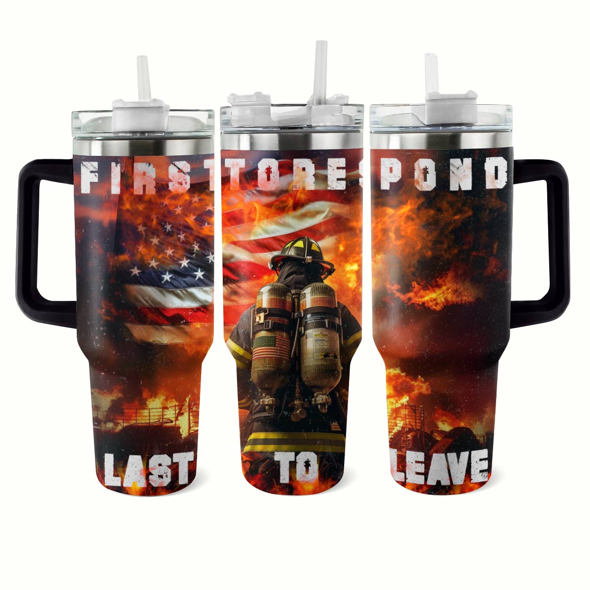Firefighter Custom Stanley Cup 40 oz 30 oz Tumbler With HandleTVC2301780