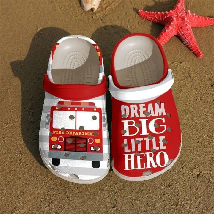 Firefighter Dream Big Classic Clogs Shoes