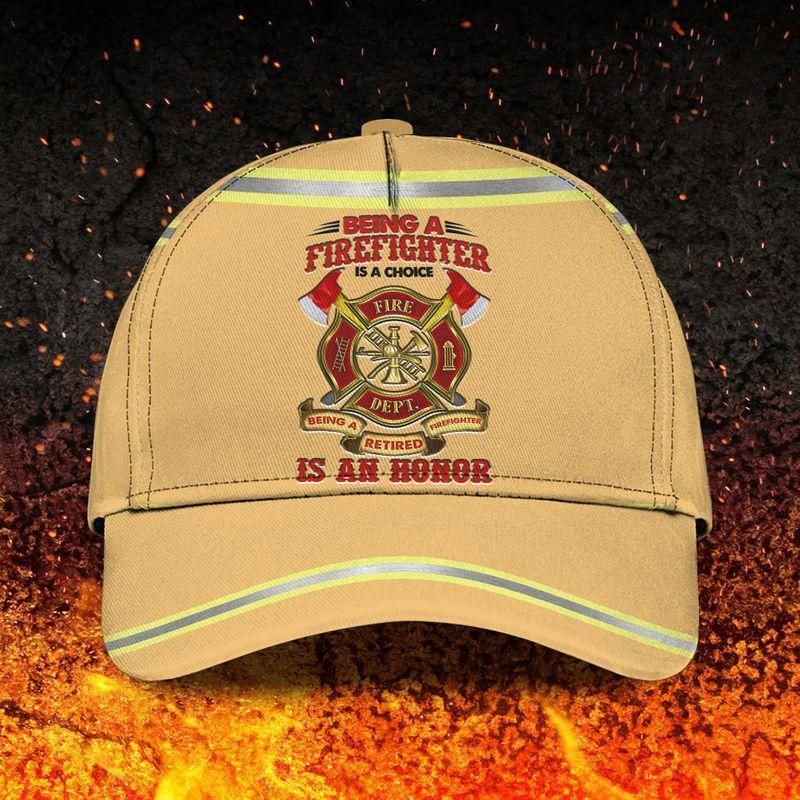Firefighter Honor Choice Classic Cap Baseball Cap Trucker Hats Custom Hats Gifts For Men & Women