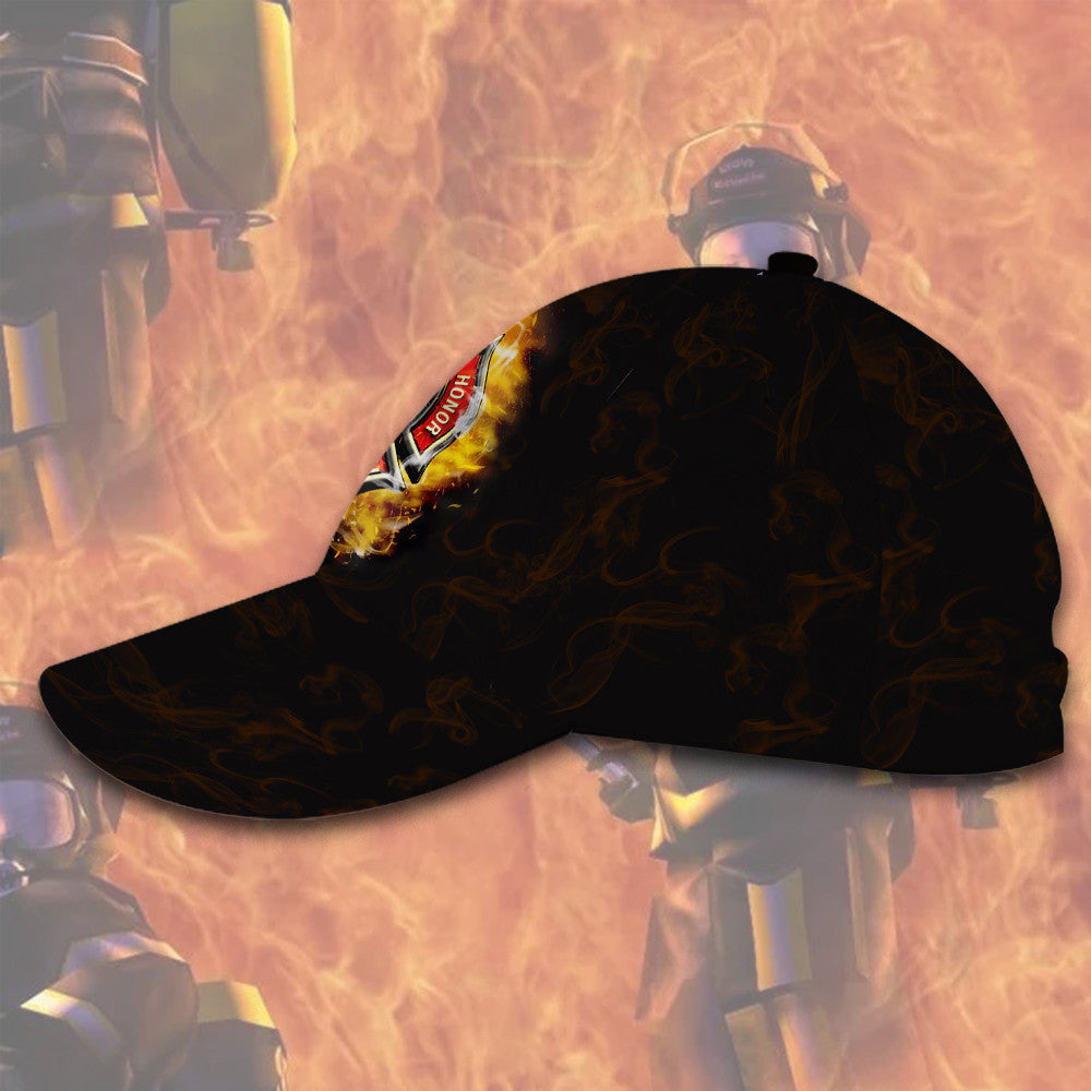 Firefighter Logo Smoke Hat Classic Cap Trucker Hats Custom Hats Gifts For Men & Women