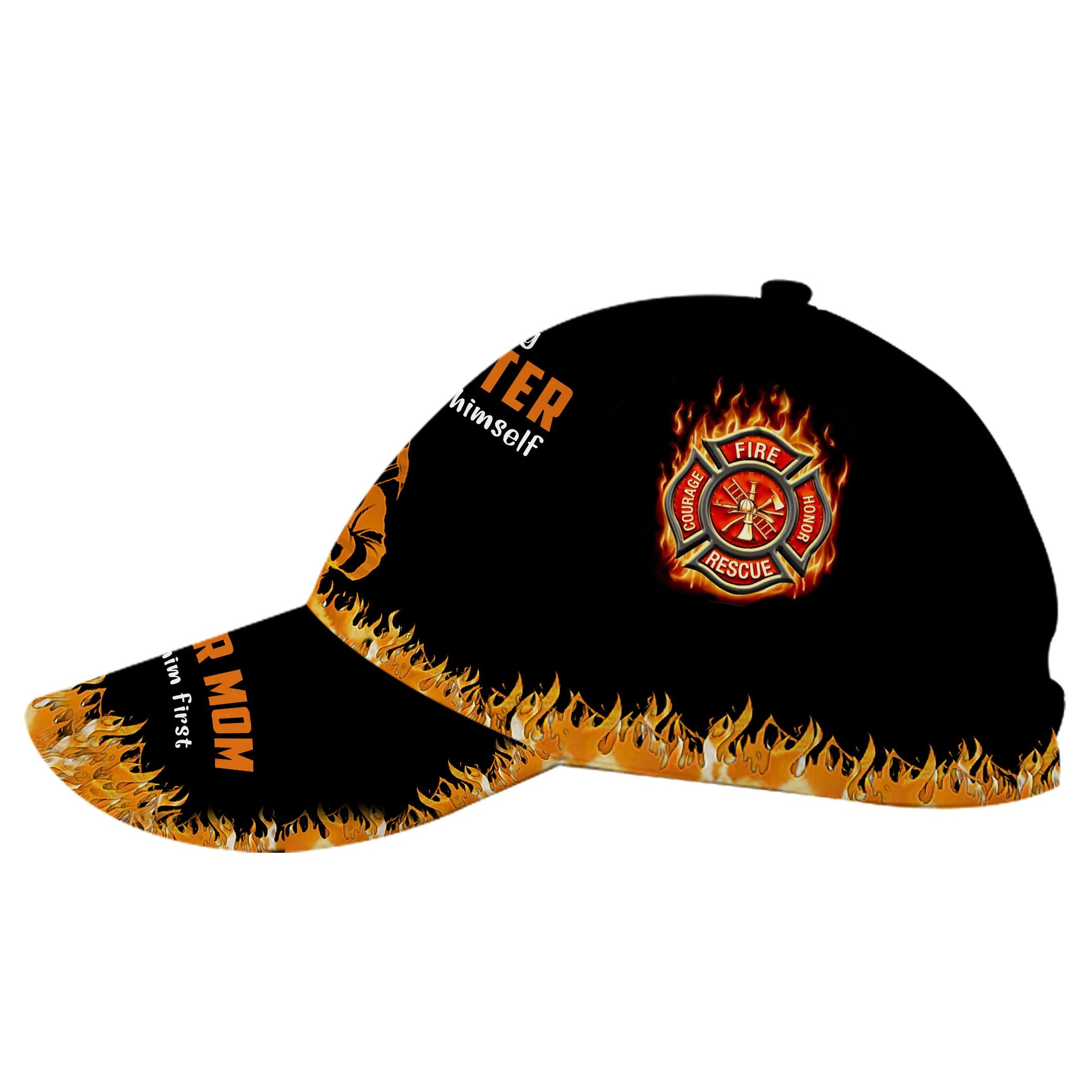 Firefighter Mom Hat Classic Cap Trucker Hats Custom Hats Gifts For Men & Women