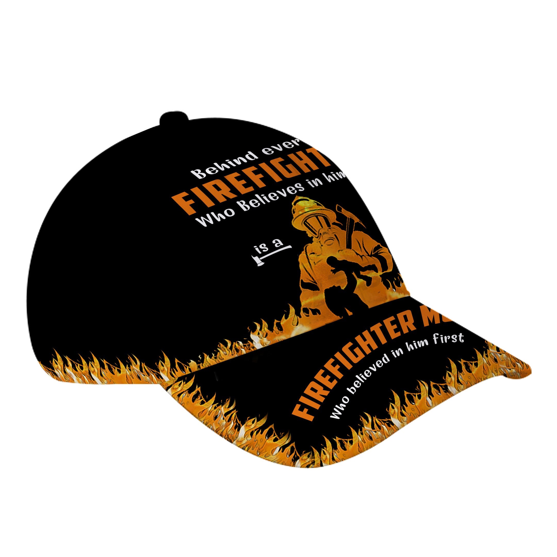 Firefighter Mom Hat Classic Cap Trucker Hats Custom Hats Gifts For Men & Women