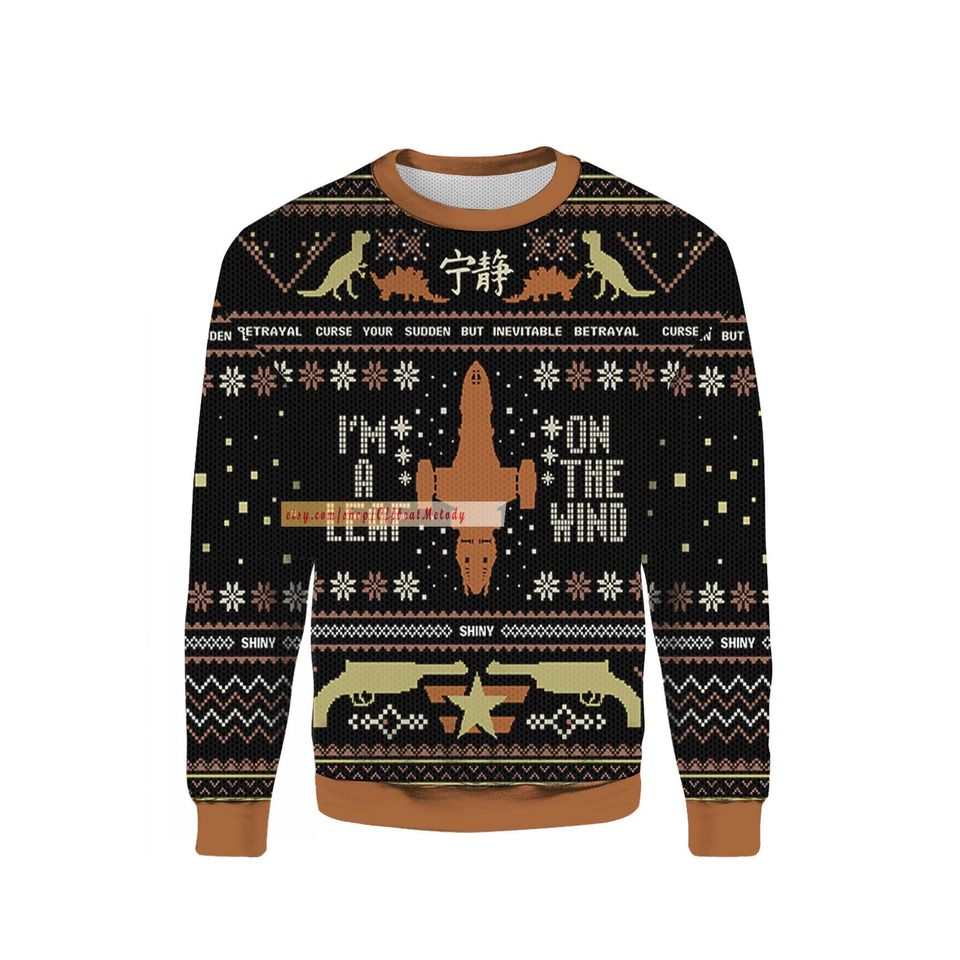 Firefly Im A Leaf On The Wind Ugly Christmas 3D Sweater