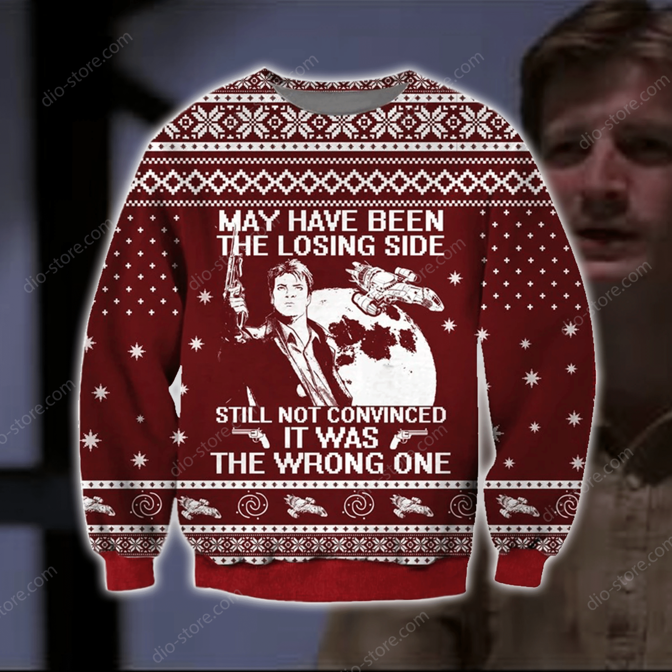 Firefly Knitting Pattern 3D Print Ugly Christmas Sweater Adult 3D Funny Matching for family