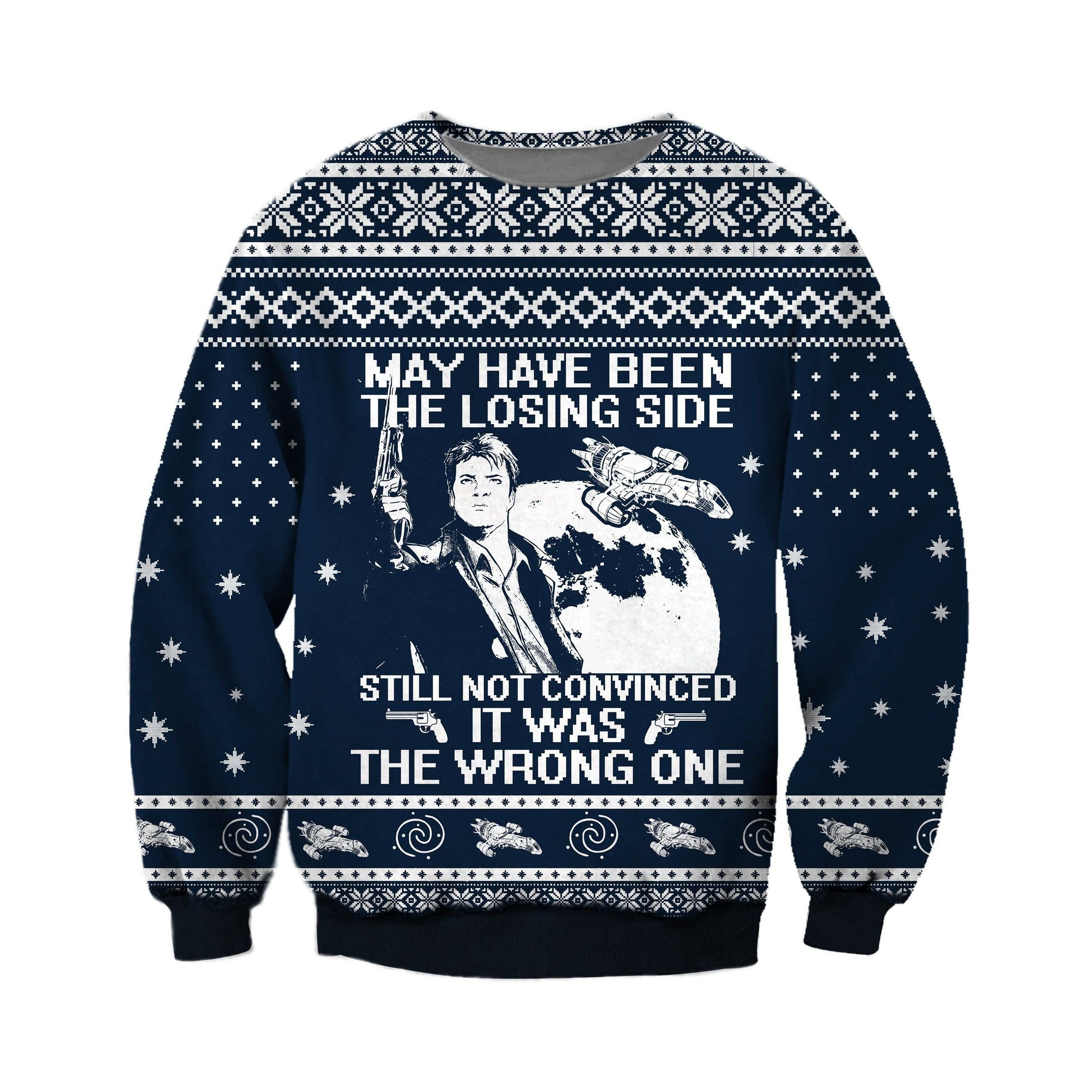 Firefly Ugly Christmas Sweater Adult 3D Funny Matching for family