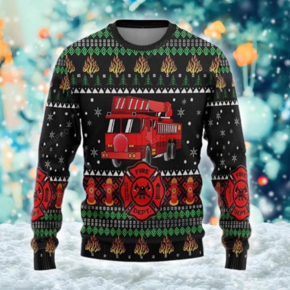FiremanUgly Sweatshirt, Christmas Gift For Men Women Kid
