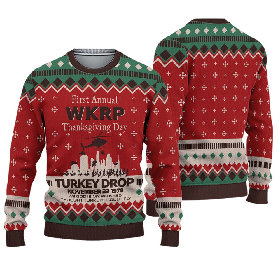 First Annual WKRP Thanksgiving Day Ugly Sweater, First Annual WKRP Ugly Christmas