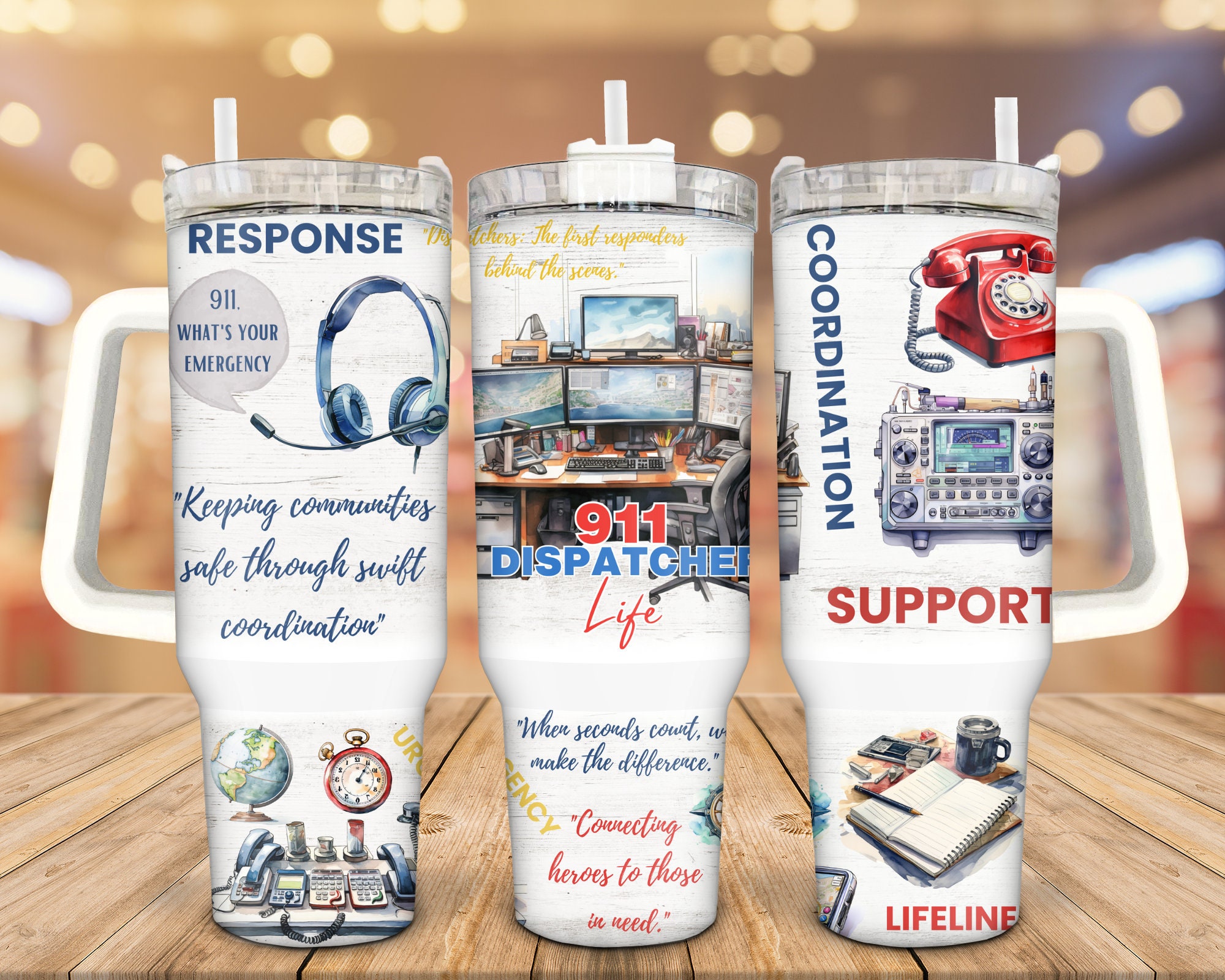 First Responders Life Custom Stanley Cup 40 oz 30 oz Tumbler With HandleTVC2301940