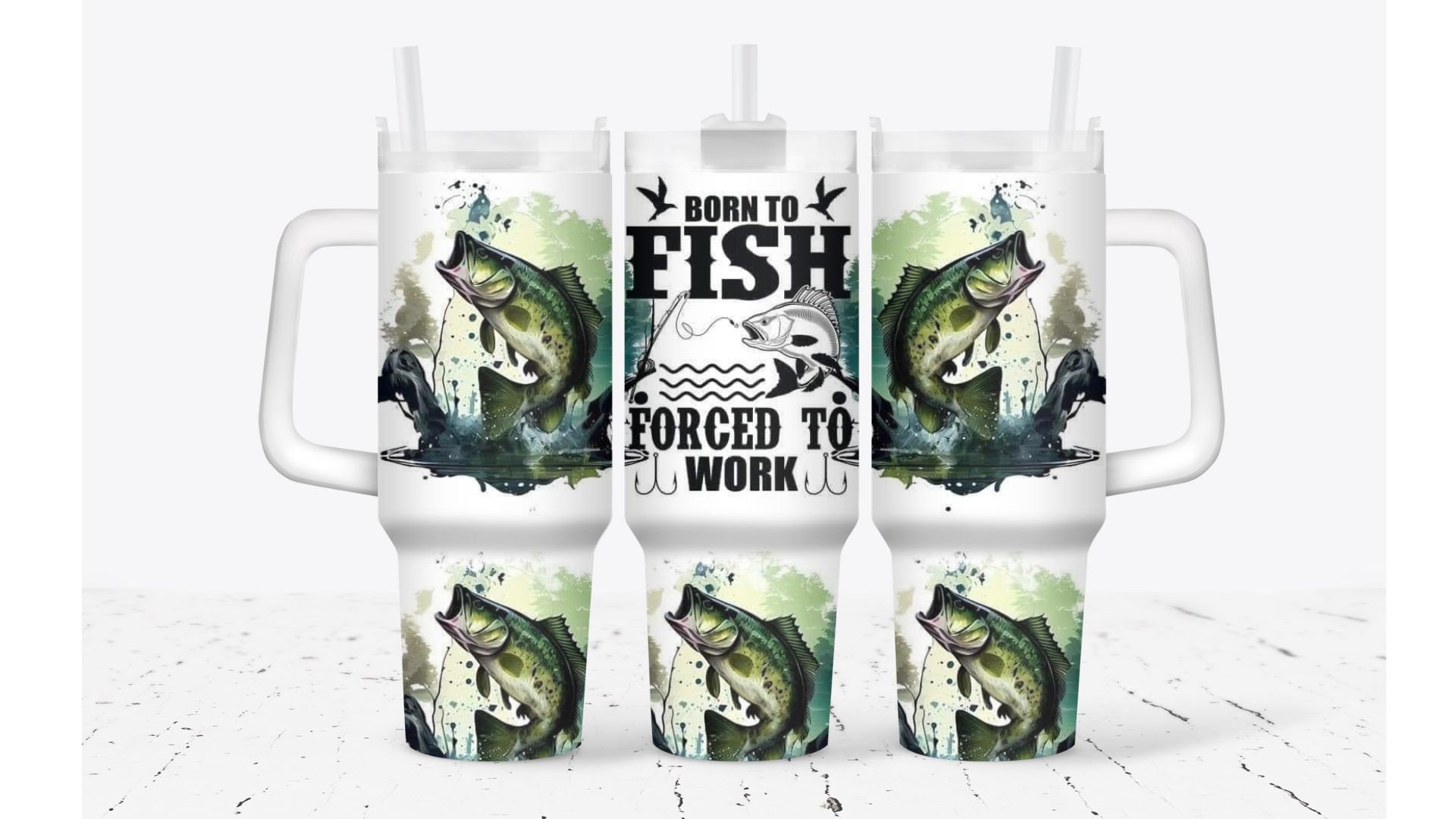 Fish Custom Stanley Cup 40 oz 30 oz Tumbler With HandleTVC2301930