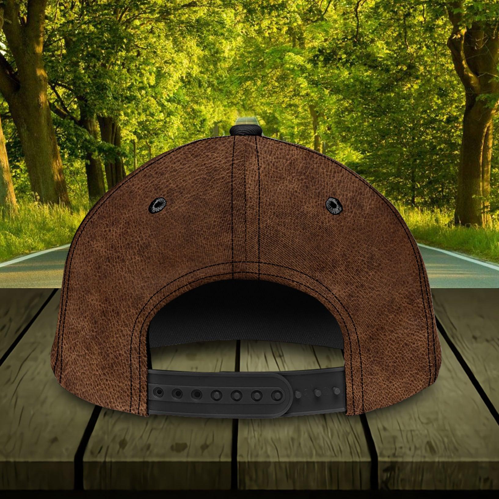 Fishing All Brown Layers Personalized Cap, Personalized Gift for Fishing Lovers Trucker Hats Custom Hats Gifts For Men & Women